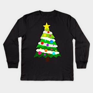 Christmas Tree Kids Long Sleeve T-Shirt